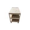 Image 3 : Heavy Duty Metal Rolling Cart (Aprox: 34" High x 24" Wide x 36" Long)