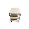 Image 4 : Heavy Duty Metal Rolling Cart (Aprox: 34" High x 24" Wide x 36" Long)