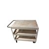 Image 3 : Heavy Duty Metal Rolling Cart (Aprox: 34" High x 24" Wide x 36" Long)
