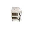 Image 3 : Heavy Duty Metal Rolling Cart (Aprox: 34" High x 24" Wide x 36" Long)