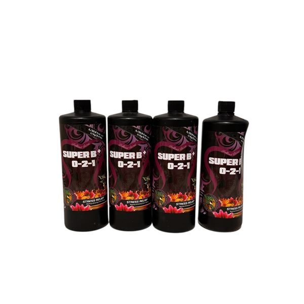Group of 4 Plant Life Hydropaunic Nutrients Super B Plus+ (1L x 4)