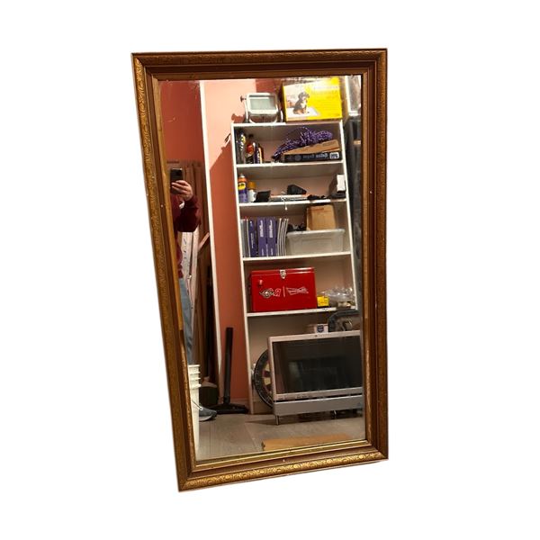 Large Framed Mirror (Aprox 52.5" x 29")