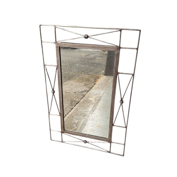 Heavy Metal Frame Mirror (Aprox 36" x 24")