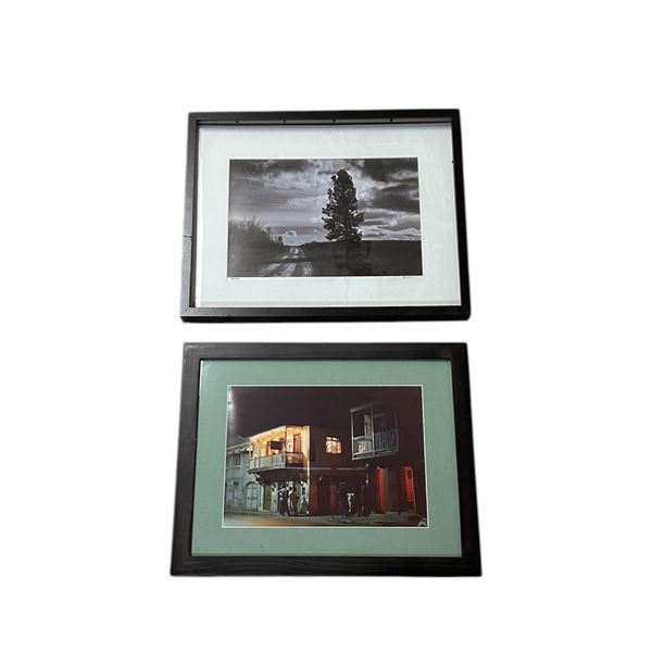 Group of 2 Framed Signed Photographs (Assorted Sizes)