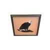 Image 1 : Bald Eagle Oil Painting On Canvas Signed "Nancy" (Aprox 28.5" x 24.5")