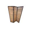 Image 2 : Folding 3 Panel Wood/Fabric Divider