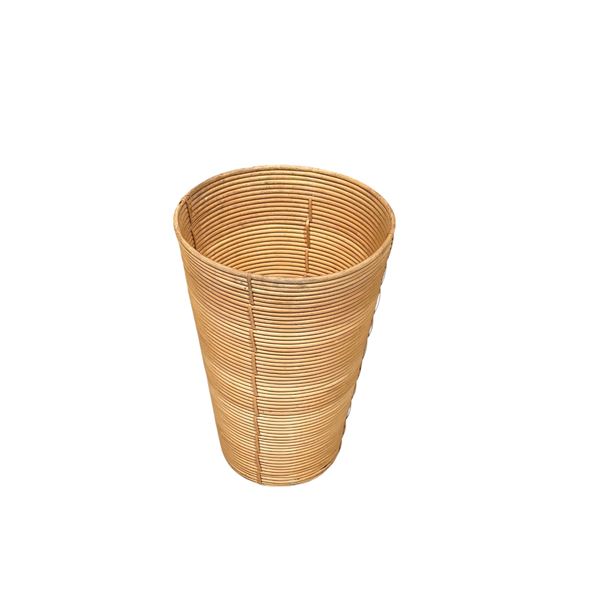 Bamboo Wooden Basket (Aprox 21" Tall x 14" Wide)