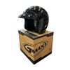 Image 3 : Gmax "GM2S" Open Face Helmet w/ Visor (Gloss Black) - Size : XS