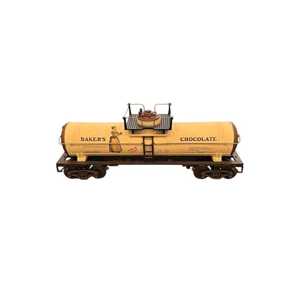 K-Line Trains O/O27 Gauge K-6332 Bakers Chocolate Classic Tank Car