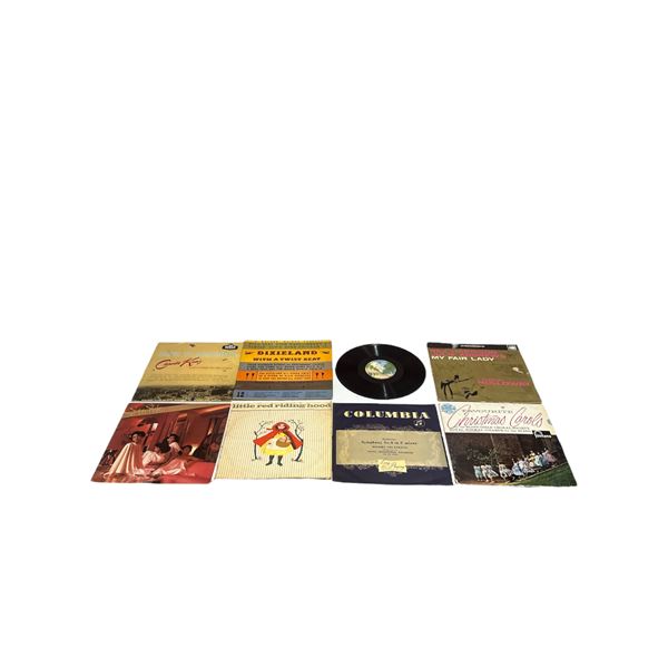Group of 8 Vintage Records