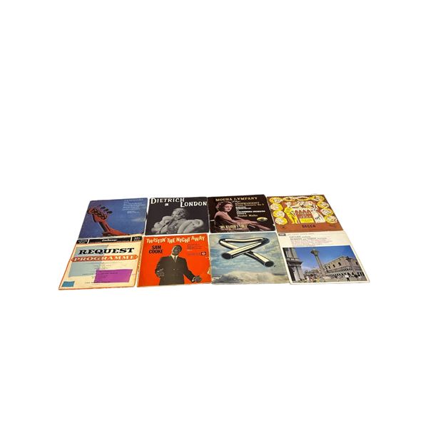 Group of 8 Vintage Records