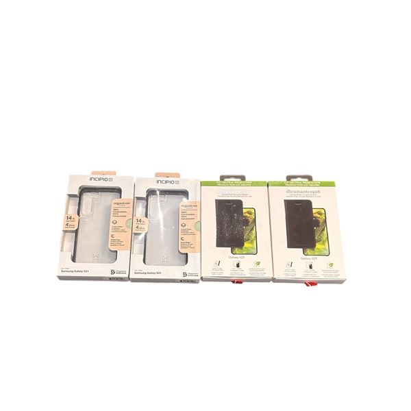 Group of 4 BNIB 4 Phone Case For Samsung Galaxy S23 ( Incipio - dbramante1928) Retail: $200