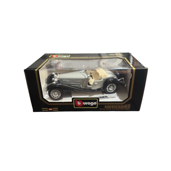 Burago Diamonds Metal Die Cast Car 1/20 Mercedes Benz 500k Roadster 1936 (cod.3020)