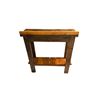 Image 2 : Rustic Wooden Console Table with Shelf (Aprox 36" Wide x 38.5" Tall x 11" Deep)