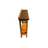 Image 3 : Rustic Wooden Console Table with Shelf (Aprox 36" Wide x 38.5" Tall x 11" Deep)