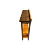 Image 4 : Rustic Wooden Console Table with Shelf (Aprox 36" Wide x 38.5" Tall x 11" Deep)