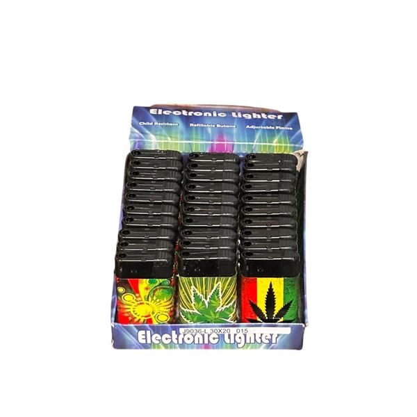 Group of 30 Refillable Click Lighters