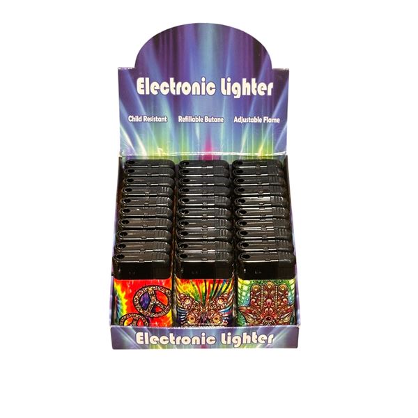 Group of 30 Refillable Click Lighters