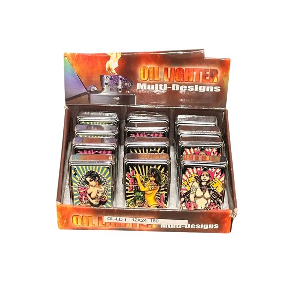 Group of 12 Flip Top Lighters