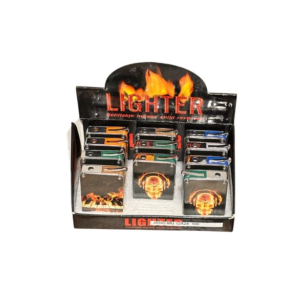 Group of 11 Large Click Lighters