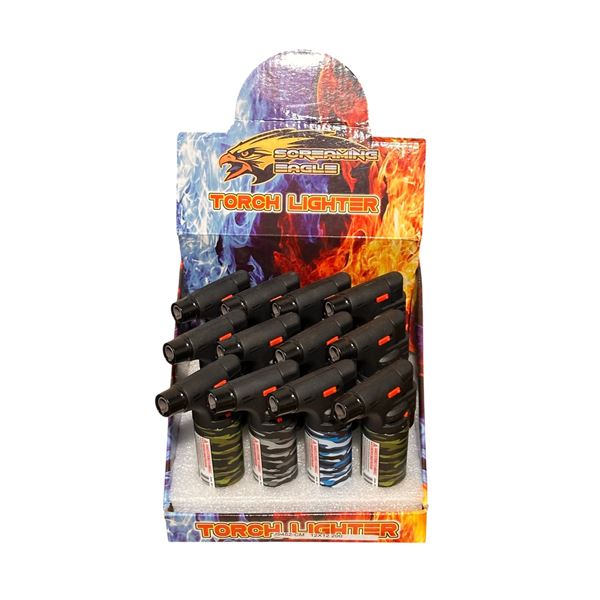 Group of 12 Screaming Eagle Torch Lighters