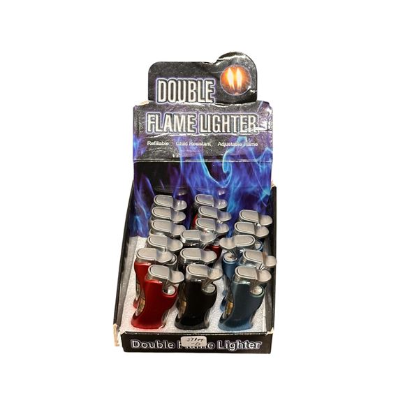 Group of 17 Double Flame Lighters