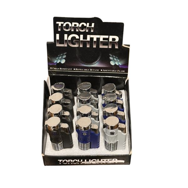 Group of 12 Torch Lighters