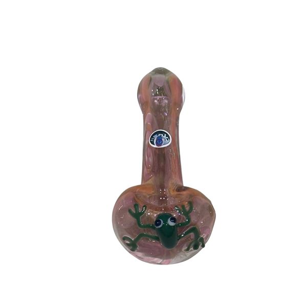 New Crush USA Hand Made Colourful Frog Pipe (Retail: $59.99)
