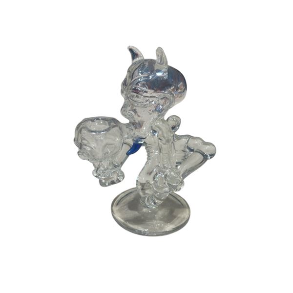 New Crush USA Hand Made Large Devil Skull Bubbler (Retail: $249.99)