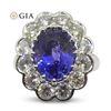 Rare GIA Certified 4.64 Ct Natural Sapphire Ring