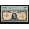 1922 $10 Gold Certificate PMG 40EPQ