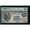 1882 $5 Binghamton NY National PMG 40EPQ