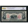 Image 1 : 1901 $10 Bison Legal Tender Note PCGS 25