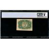 Image 2 : 10 Cent Second Issue Fractional PCGS 63