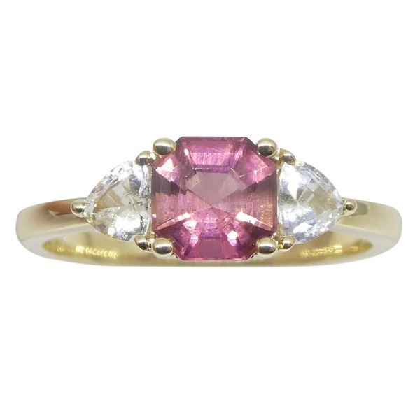 Stunning 0.88 Ct Natural Tourmaline/Sapphire Ring