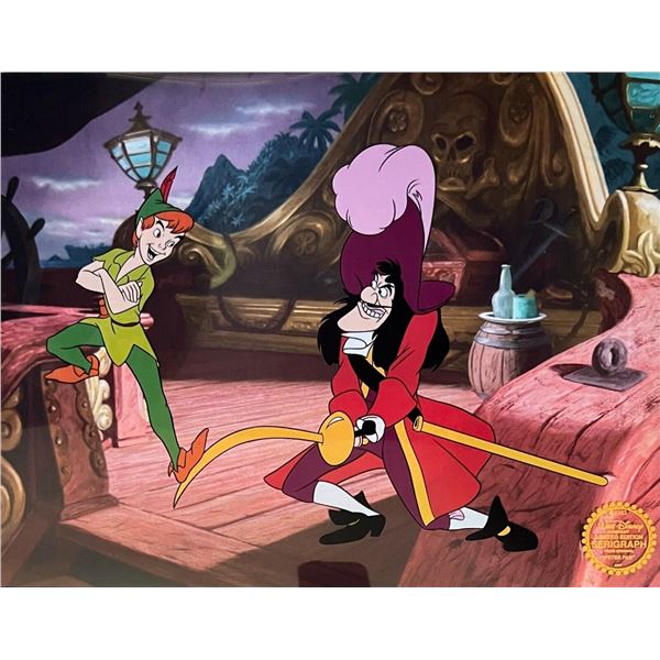 Disney Peter Pan & Captain Hook Sword Limited Edition Sericel