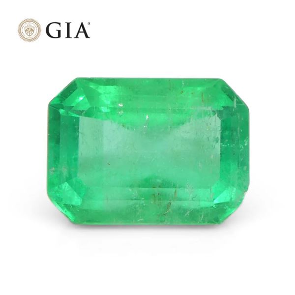 Lovely 3.3 Ct GIA Certified Natural Emerald