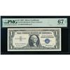 Image 1 : 1957 $1 Silver Certificate PMG 67EPQ
