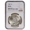 Image 1 : 1902 $1 Morgan Silver Dollar Coin NGC MS66