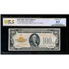 1928 $100 Gold Certificate PCGS 63