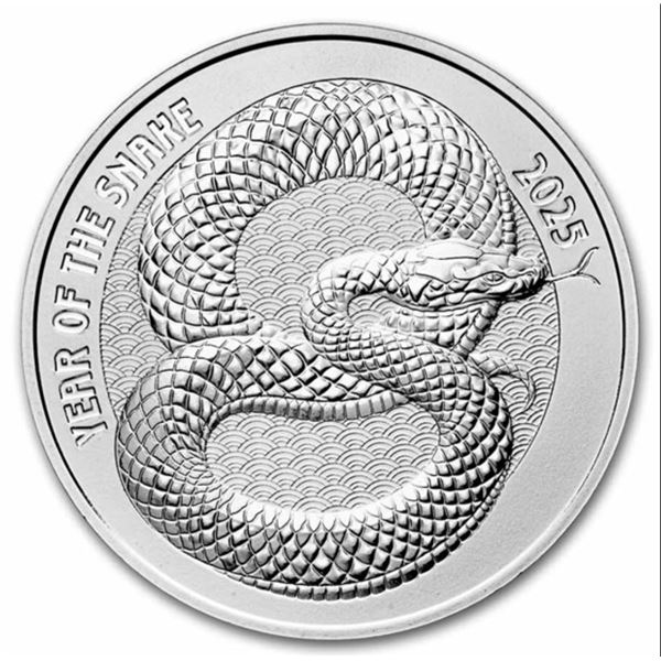 2025 Year of the Snake 1oz Silver Coin