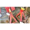 Image 2 : PAIR OF HEAVY DUTY JACK STANDS. 21" H