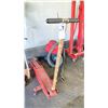 Image 2 : LARGE FLOOR JACK. 4' LONG WITH FOOT PEDAL RELEASE
