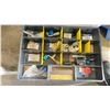 Image 7 : BLUE METAL TOOL BOX WITH CONTENTS. PRO-SET R-134A RETROFIT KIT, PILES OF A/C HOSE COMPONENTS, TEST