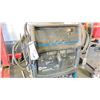 Image 2 : MILLER SYNCROWAVE 200 TIG AND STIG WELDER. INC FOOT PEDAL CONTROL, GAUGES, ROLLING CART. NO BOTTLES