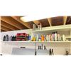 Image 5 : CONTENTS OF SHELF ABOVE BENCH. 4 CONTAINERS OF WIRTH A/C REPAIR/MAINTENANCE SEALS, ASST FLUIDS,