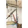 Image 1 : HYDRAULIC/ELECTRIC HOIST CAPABLE OF LIFTING SEVERAL THOUSAND LBS. APPROX 17' MAST. PURCHASER