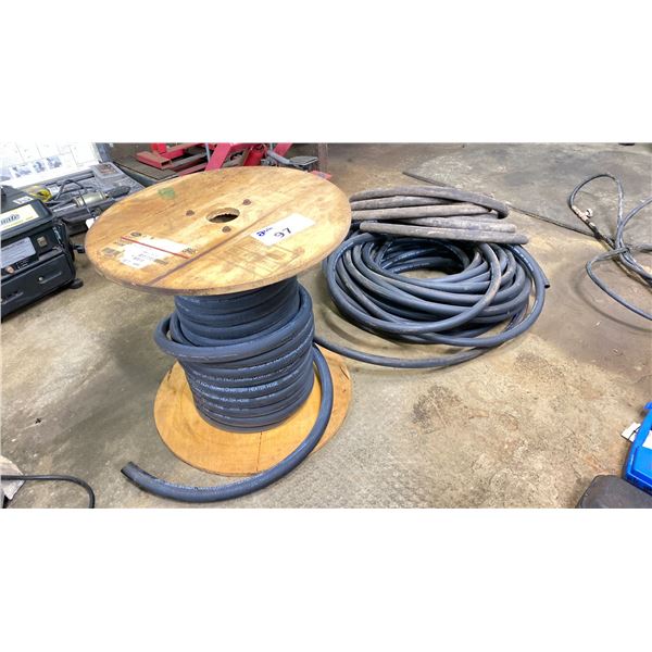 ASST HEATER HOSE. PART ROLL 5/8", PART ROLL UNKNOWN SIZE, PART SPOOL 3/4"