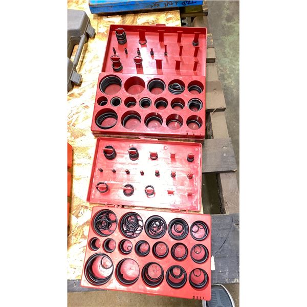 2 RED TRAYS METRIC O-RING ASSORTMENTS
