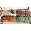 Image 1 : GROUP LOT OF HYDRAULIC AND TRANSMISSION LINE ADAPTORS/HOSES-BIN WITH 3 SLEEVES